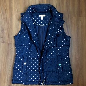Polka dot vest
